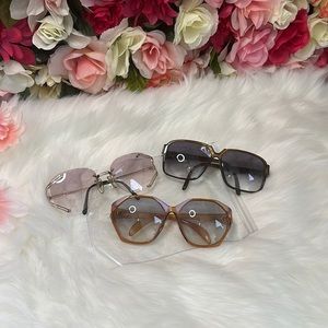Christian Dior Vintage Sunglass Bundle of 3